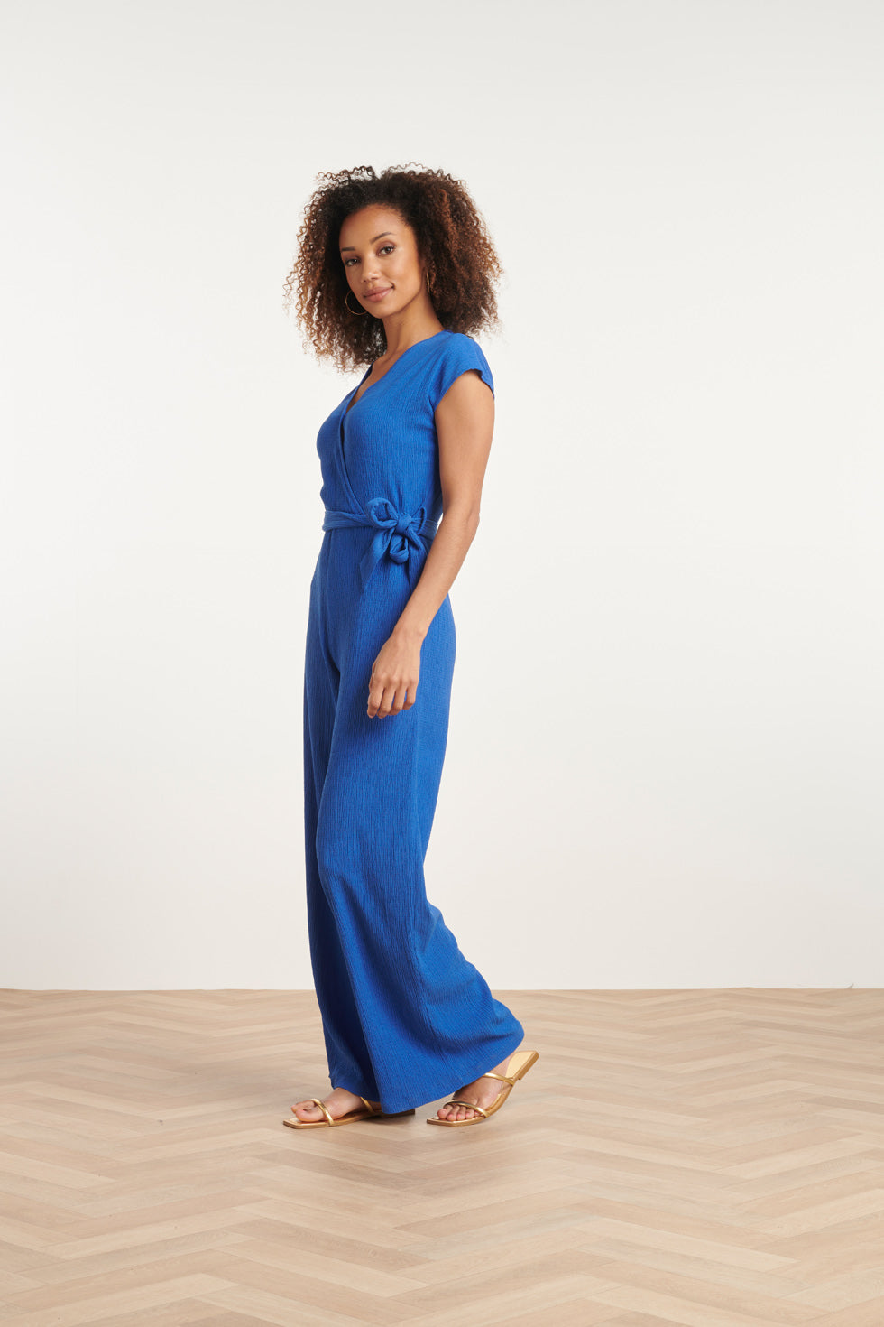 Nova™ Elegant & Bekväm Blå Jumpsuit