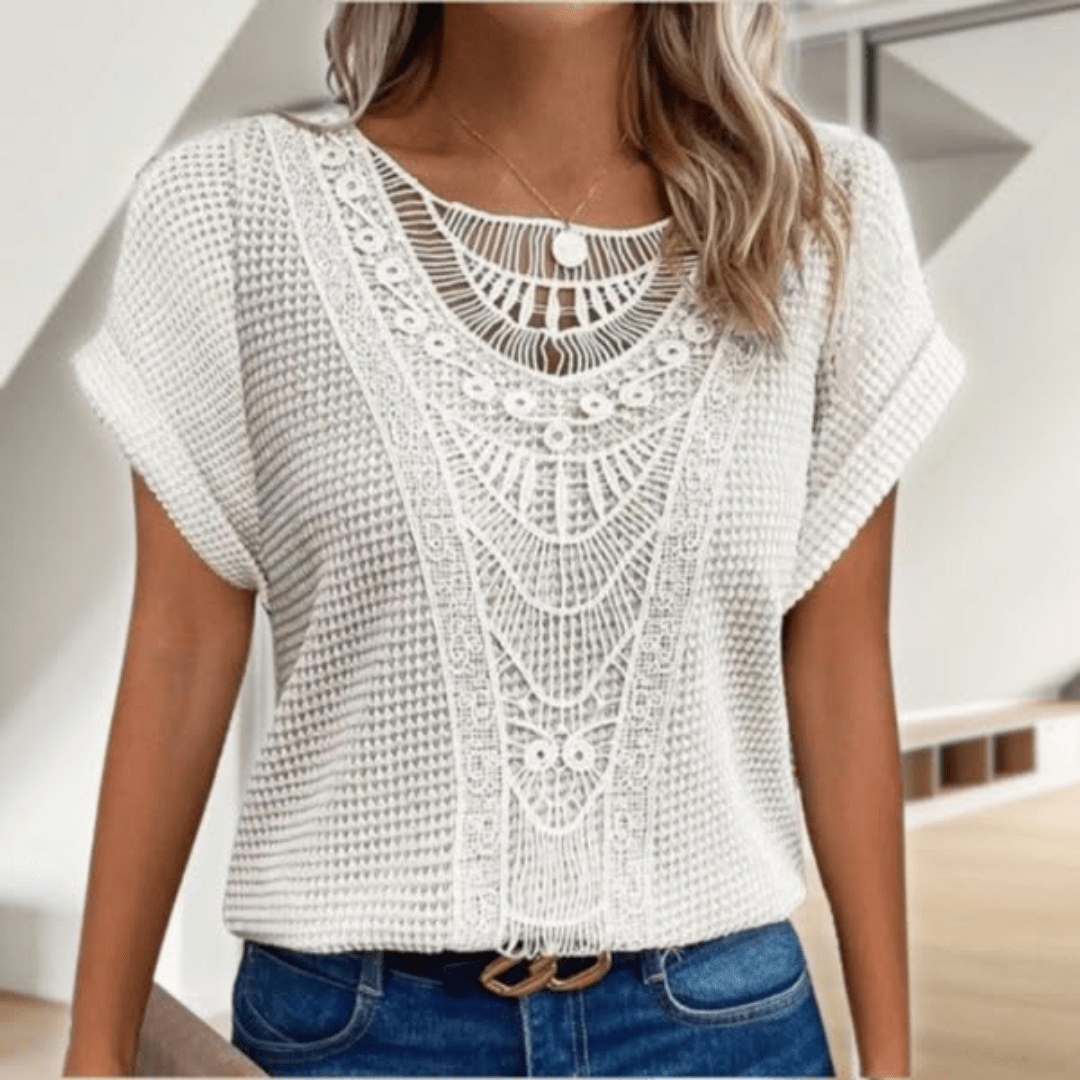Karin™ | Elegant & Luftig Ibiza-inspirerad Blus
