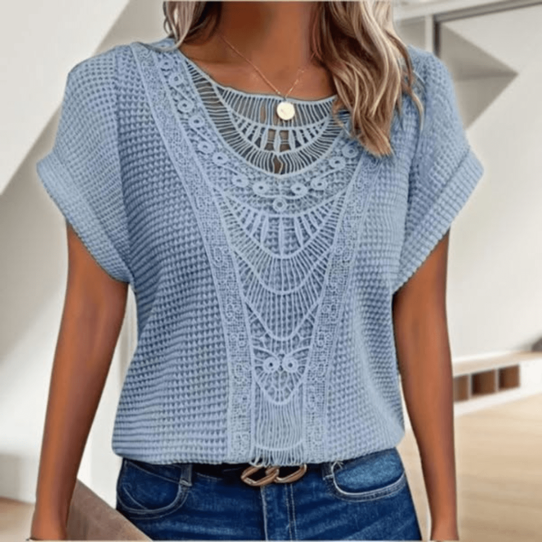 Karin™ | Elegant & Luftig Ibiza-inspirerad Blus