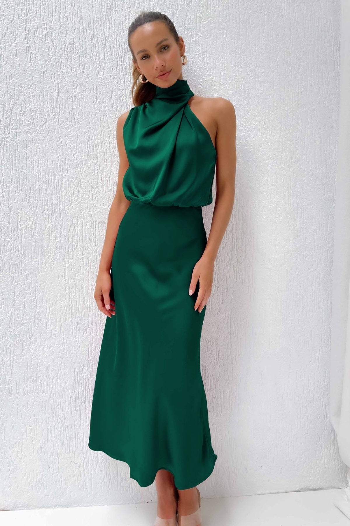 Benthe™ | Lyxig Midiklänning med Off-Shoulder-design