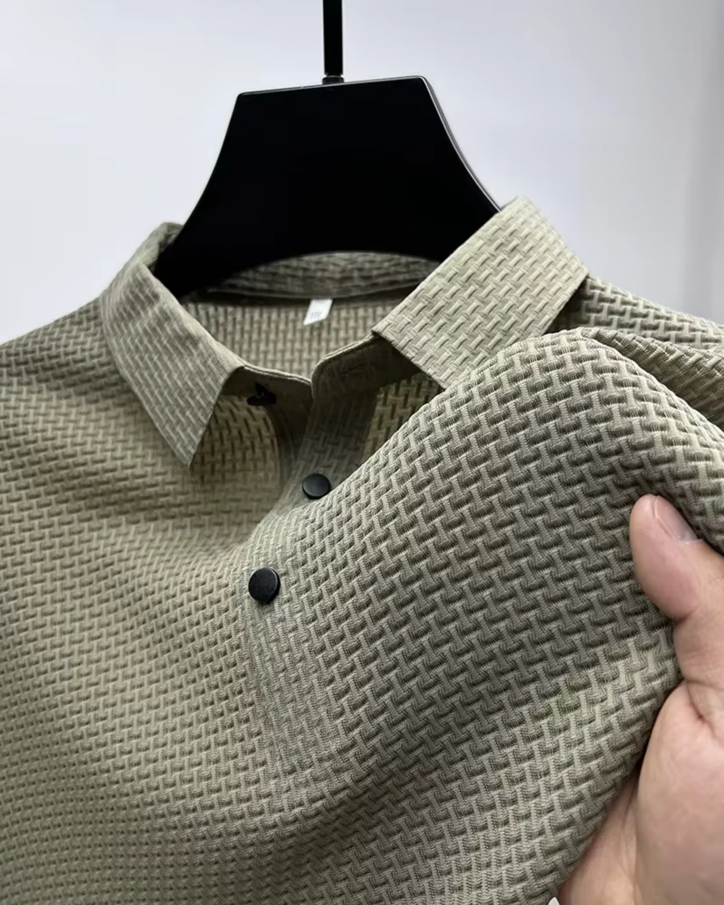Erik™ | WaffleTech Polo för Sval Sommarstil