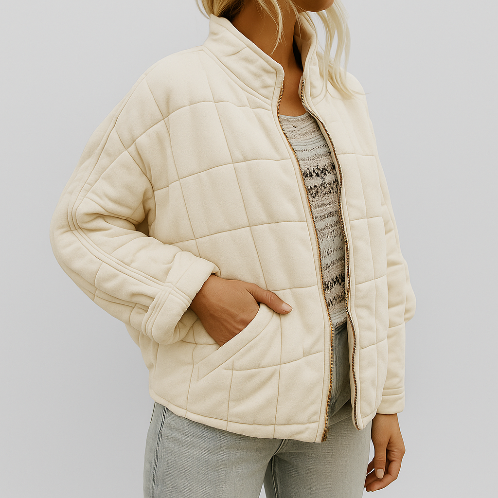 Nicki™ | Oversized Quiltad Jacka för Kvinnor