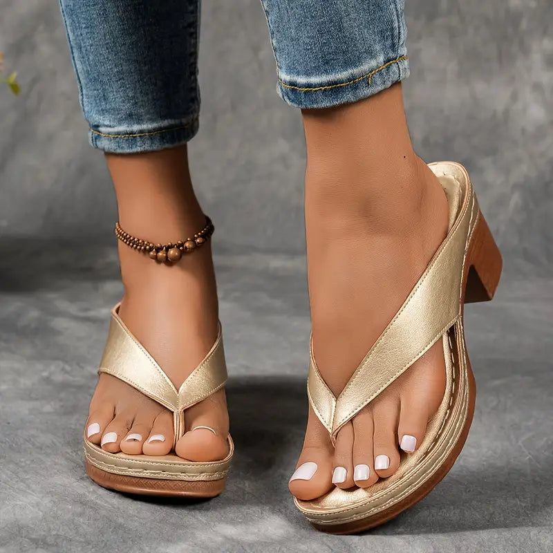 ASCEND™ | Stödjande & Stilsäkra Ortopediska Sandaler med Klack