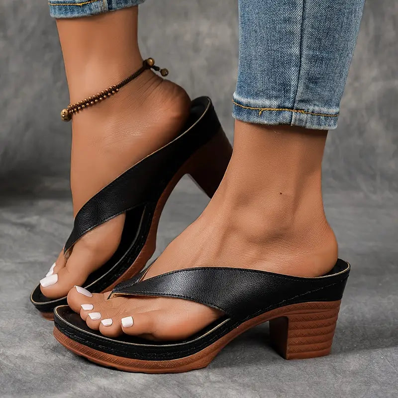 ASCEND™ | Stödjande & Stilsäkra Ortopediska Sandaler med Klack