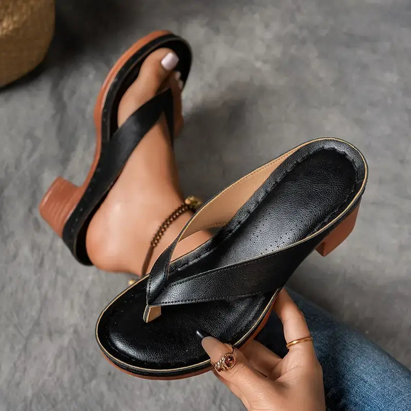ASCEND™ | Stödjande & Stilsäkra Ortopediska Sandaler med Klack