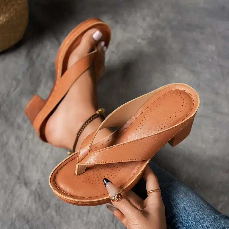 ASCEND™ | Stödjande & Stilsäkra Ortopediska Sandaler med Klack