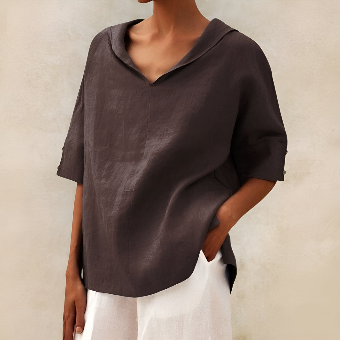 Märta™ | Lätt och Elegant Blus för Varje Dag