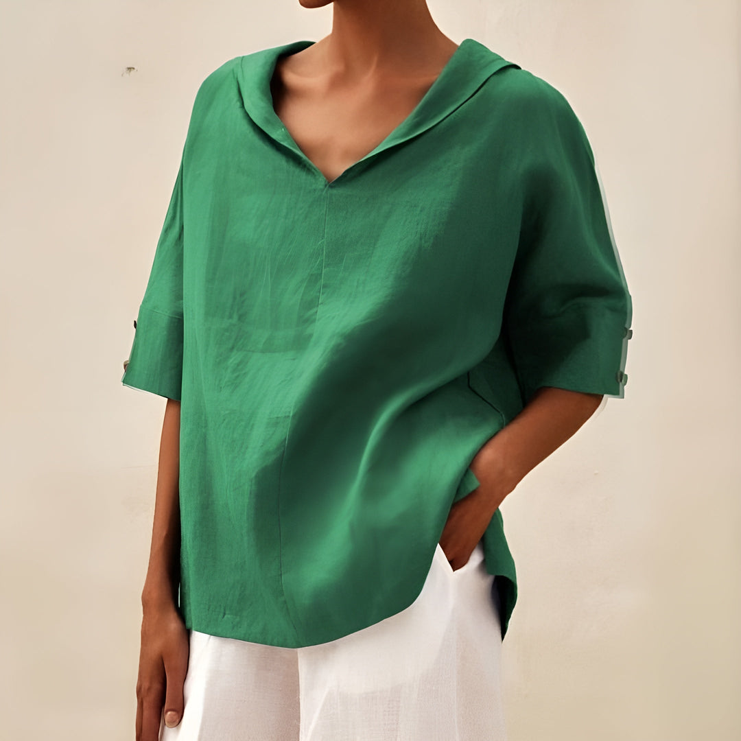 Märta™ | Lätt och Elegant Blus för Varje Dag