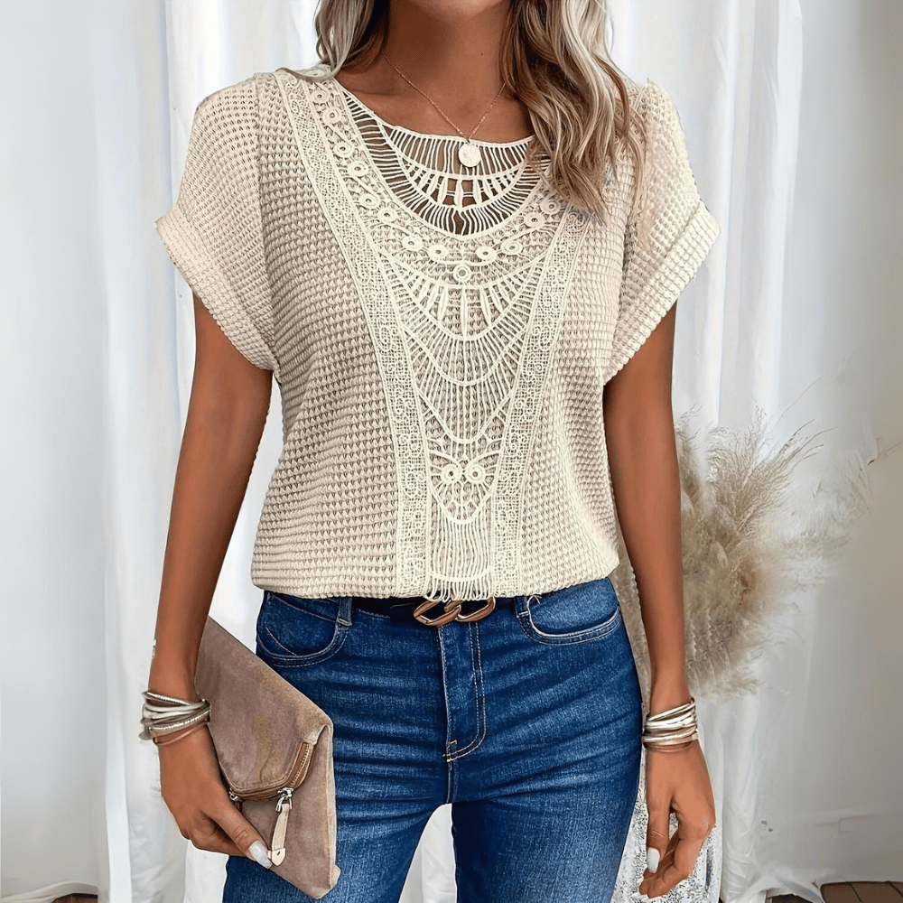 Karin™ | Elegant & Luftig Ibiza-inspirerad Blus