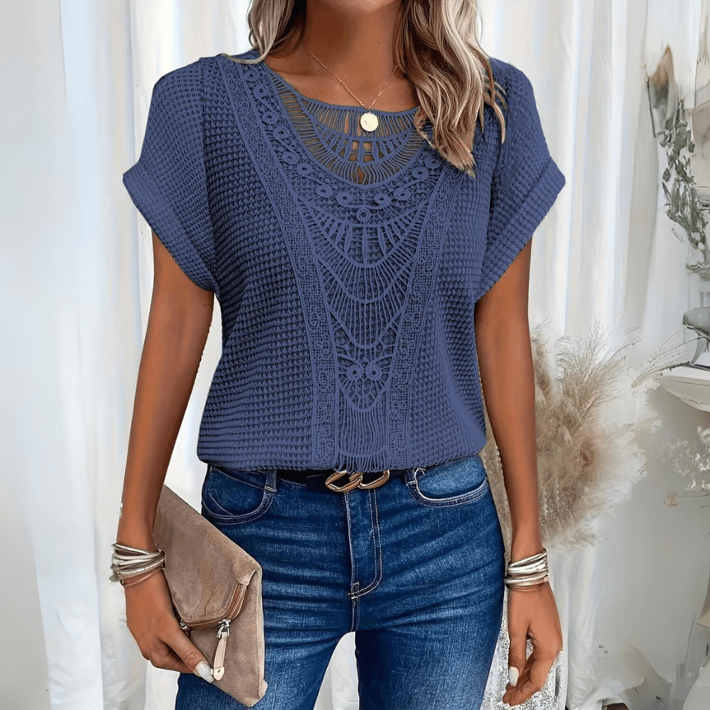 Karin™ | Elegant & Luftig Ibiza-inspirerad Blus