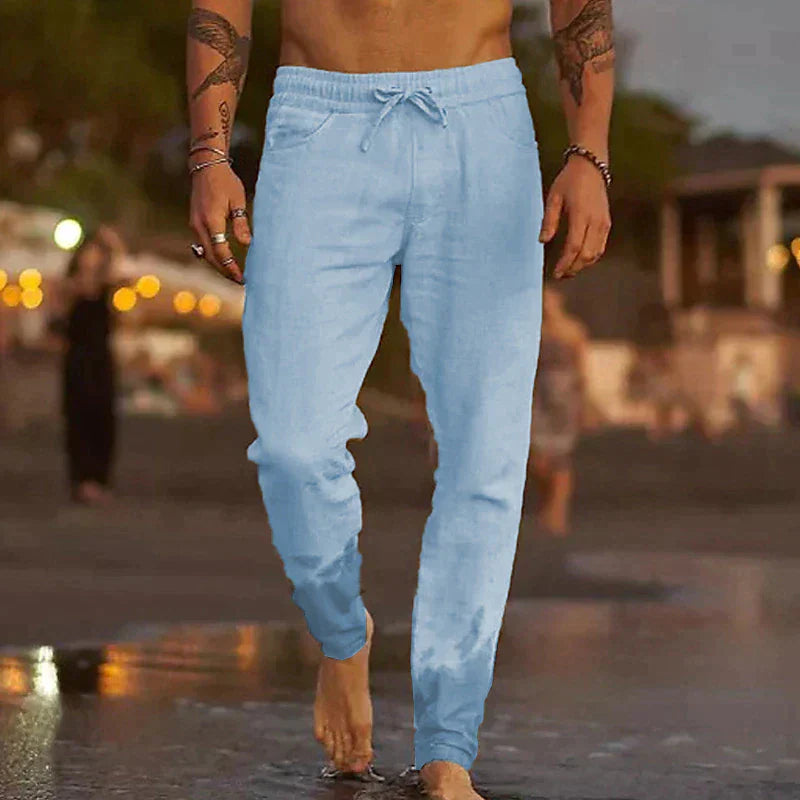 Solhem™ | Linnebyxor för Strand & Sommar
