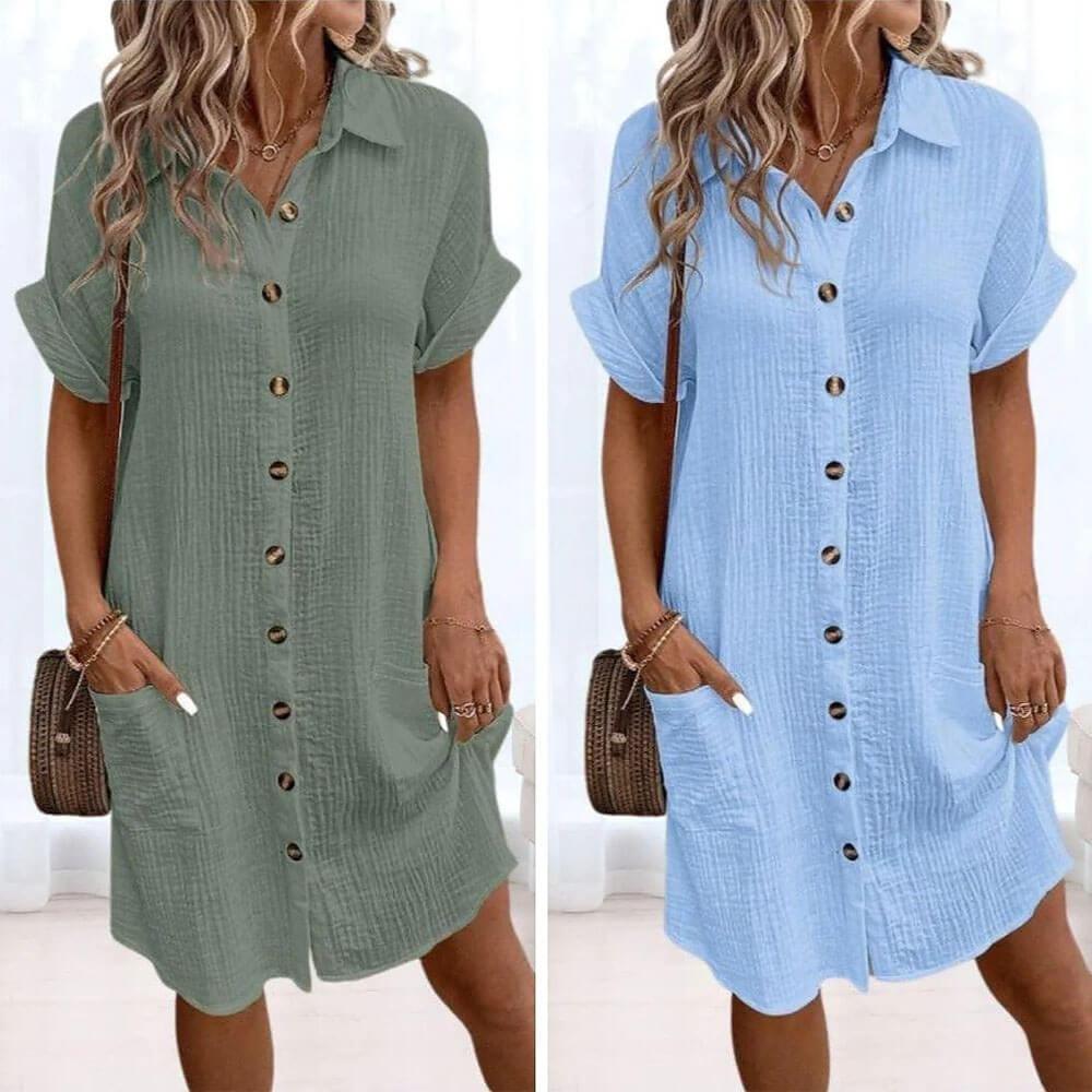Nadia™ Sommarklänning | Lätt & Bekväm med Tidlös Charm