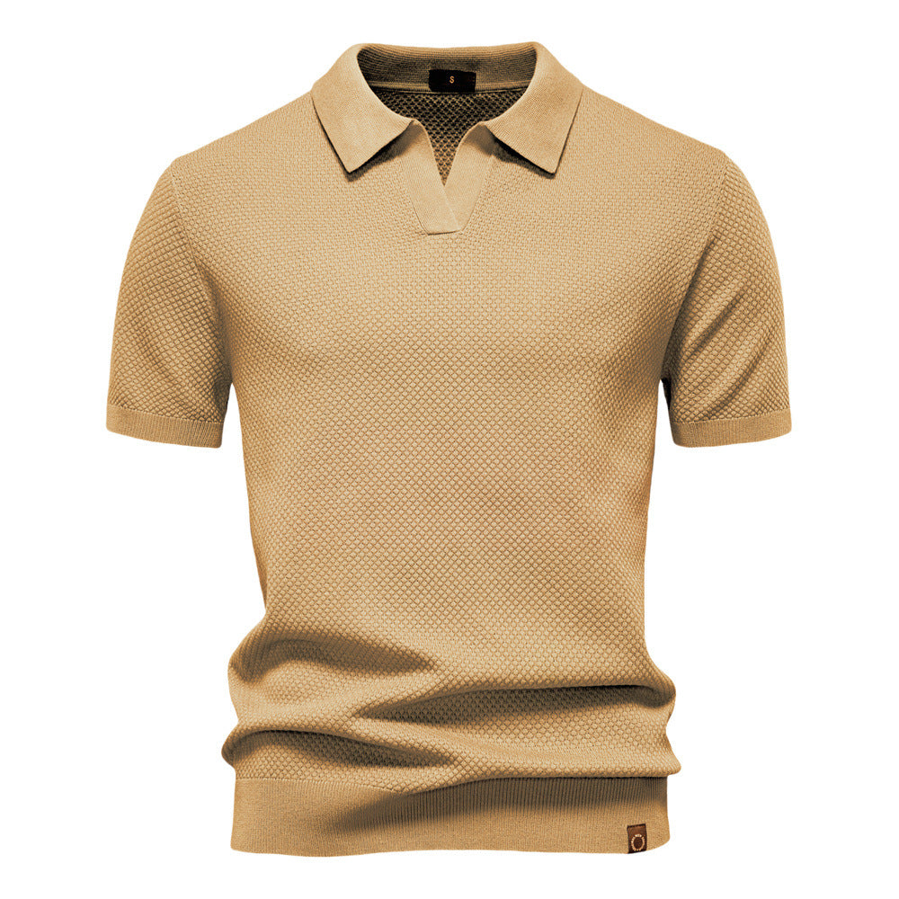 Ulrich™ | Strukturerad Pikétröja – Subtil Textur & Modern Stil
