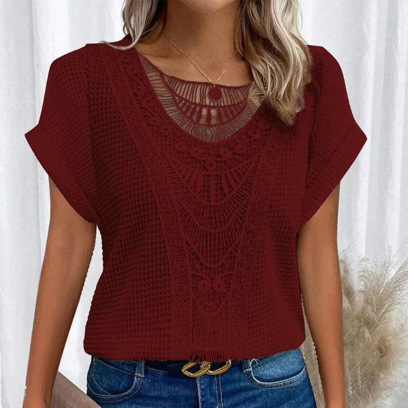 Karin™ | Elegant & Luftig Ibiza-inspirerad Blus