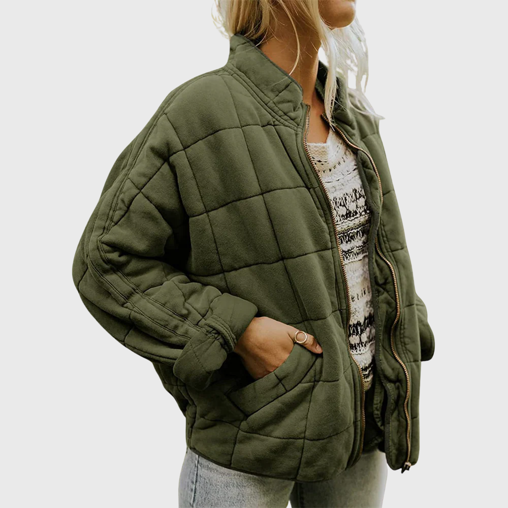 Nicki™ | Oversized Quiltad Jacka för Kvinnor