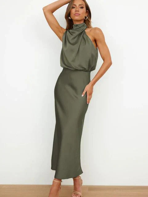 Benthe™ | Lyxig Midiklänning med Off-Shoulder-design