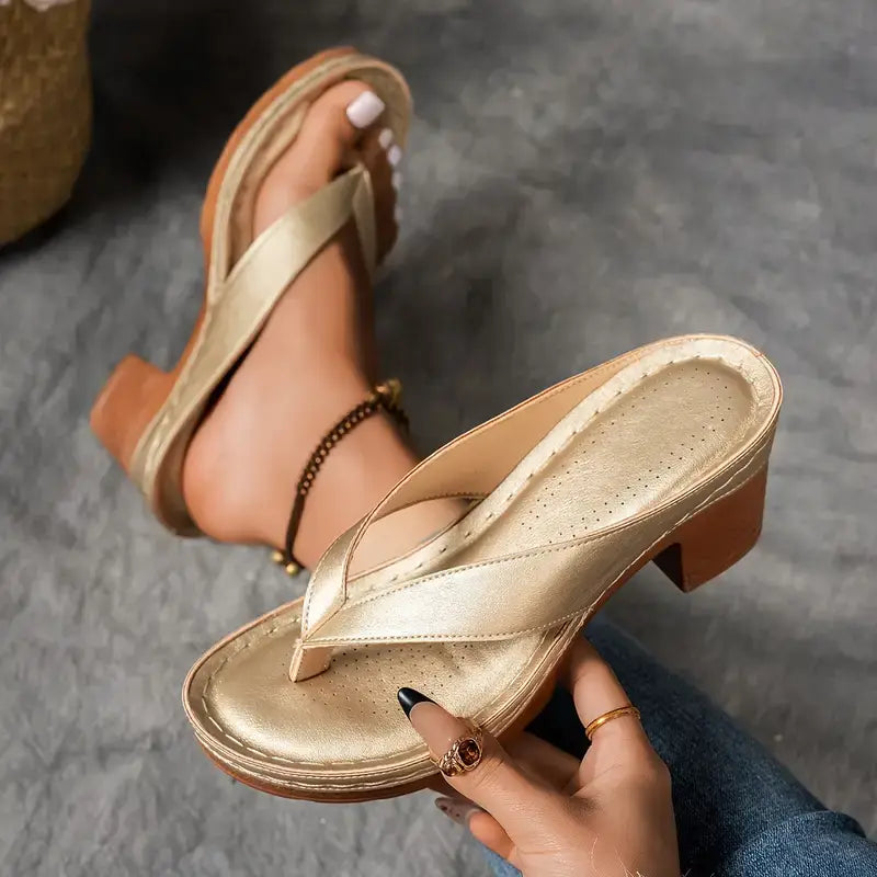 ASCEND™ | Stödjande & Stilsäkra Ortopediska Sandaler med Klack
