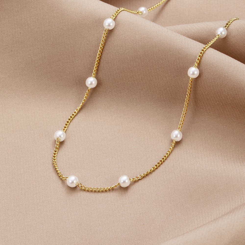Nura Halsband med Pärlor – Tidlös Elegans & Förtrollande Detaljer