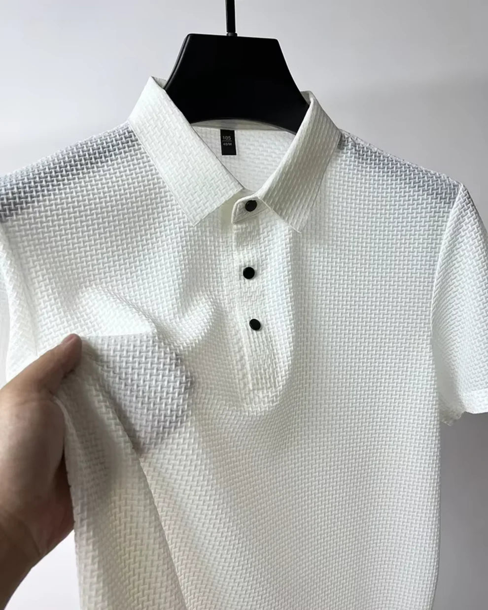 Erik™ | WaffleTech Polo för Sval Sommarstil