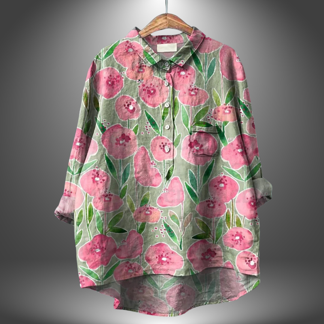 Linnéa™ | Blommig och Feminint Blus