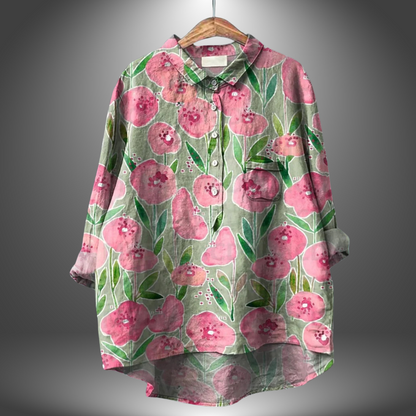 Linnéa™ | Blommig och Feminint Blus