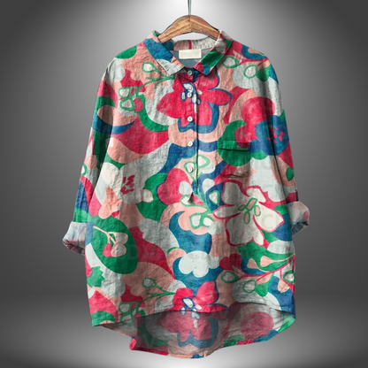 Linnéa™ | Blommig och Feminint Blus