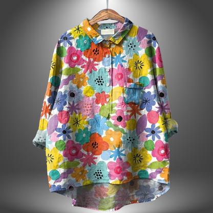 Linnéa™ | Blommig och Feminint Blus