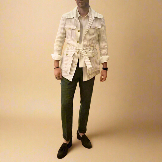 Roberto Tiziano™ | Lätt & Stilren Väst med Skärp