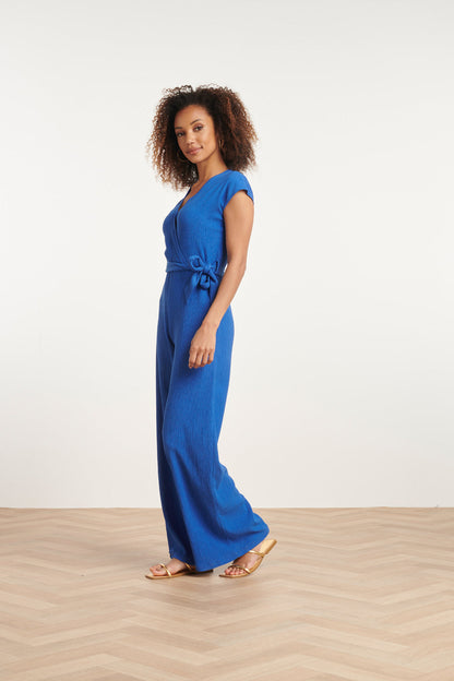 Nova™  Elegant & Bekväm Blå Jumpsuit