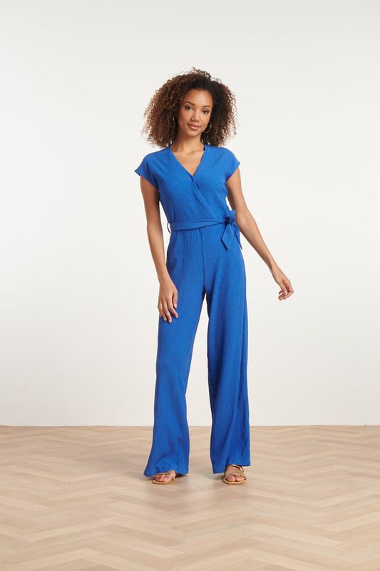 Nova™  Elegant & Bekväm Blå Jumpsuit