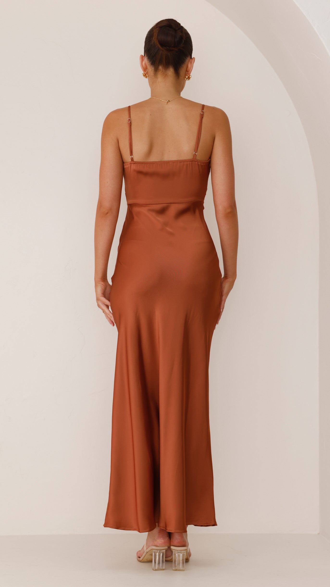 Ilana™ | Elegant Maxiklänning i Koppar