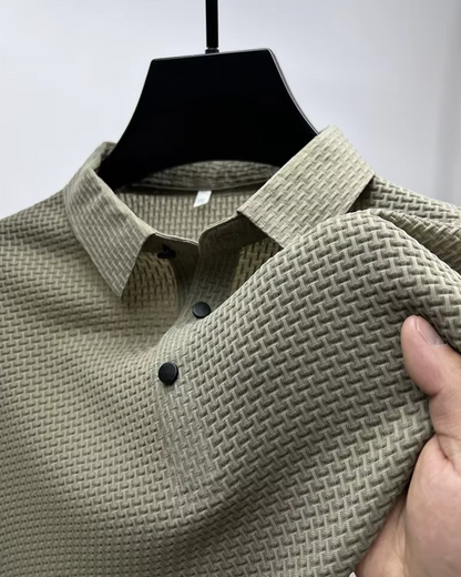 Erik™ | WaffleTech Polo för Sval Sommarstil