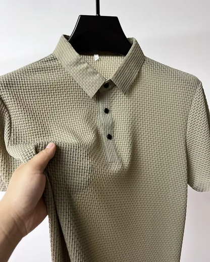 Erik™ | WaffleTech Polo för Sval Sommarstil
