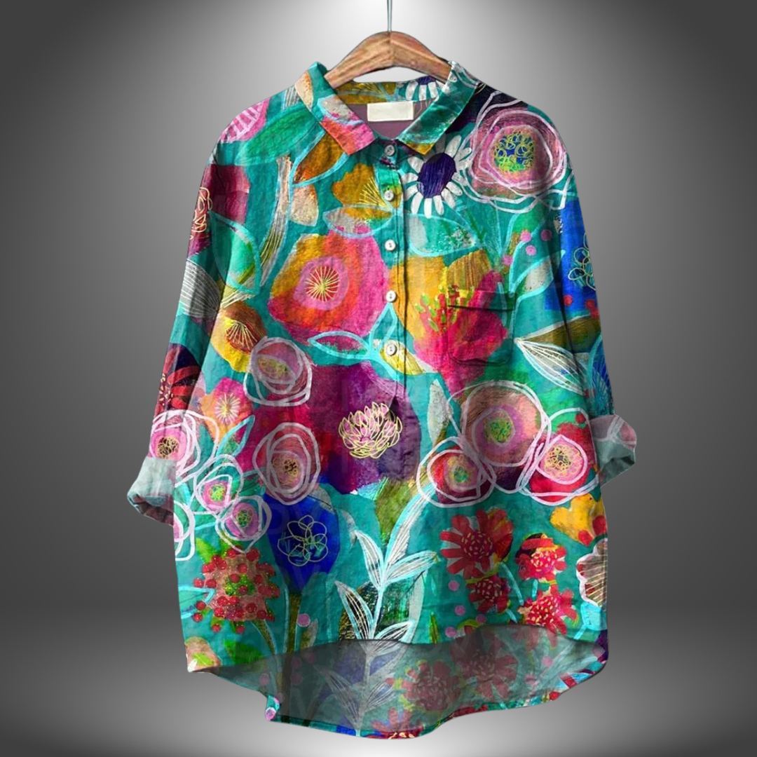 Linnéa™ | Blommig och Feminint Blus