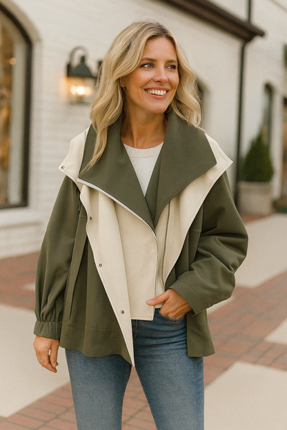 Alva™ | Elegant Jacka med Vind- & Väder­skydd