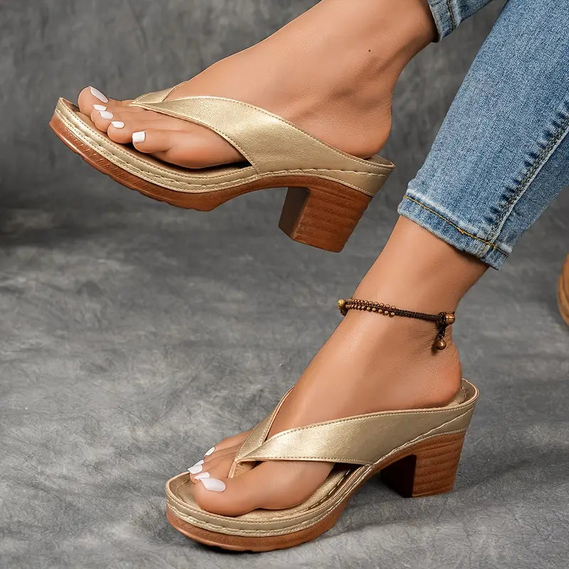 ASCEND™ | Stödjande & Stilsäkra Ortopediska Sandaler med Klack