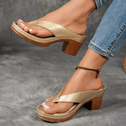 ASCEND™ | Stödjande & Stilsäkra Ortopediska Sandaler med Klack