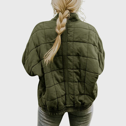 Nicki™ | Oversized Quiltad Jacka för Kvinnor
