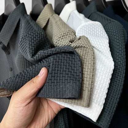 Erik™ | WaffleTech Polo för Sval Sommarstil