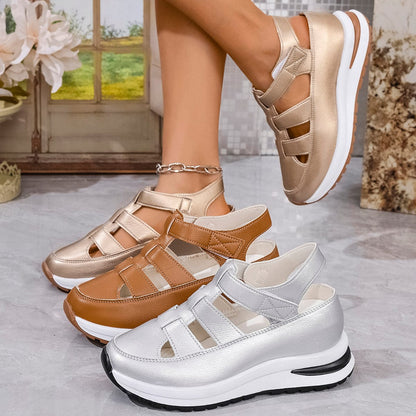 Elvira™ | Barcelona Breeze Läder Sandaler