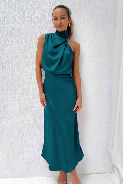 Benthe™ | Lyxig Midiklänning med Off-Shoulder-design