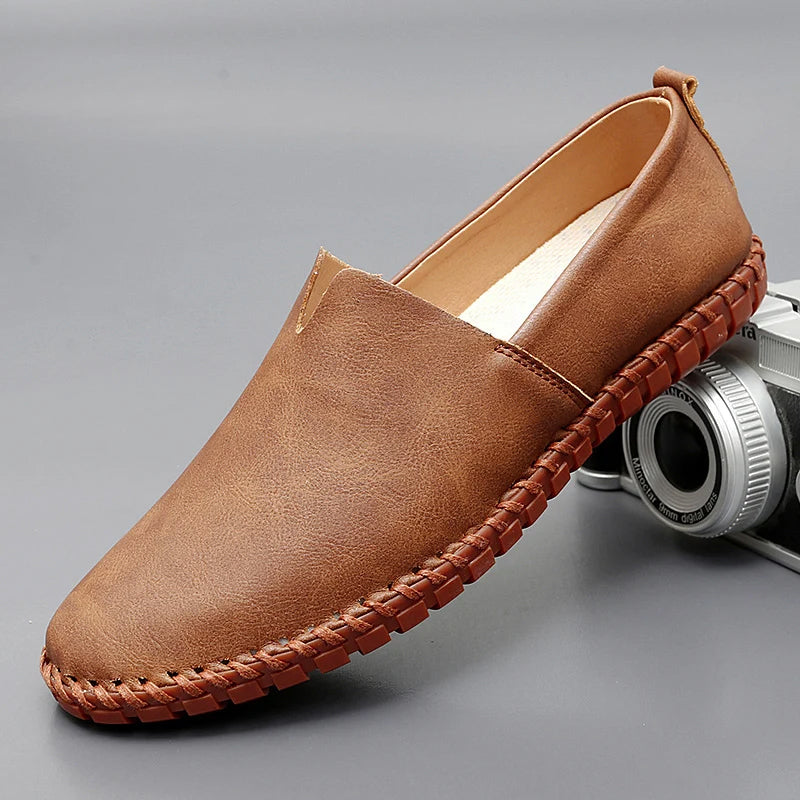 Santorini™ | Läderloafers för Män