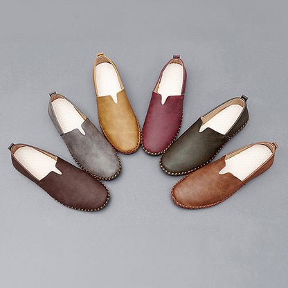 Santorini™ | Läderloafers för Män