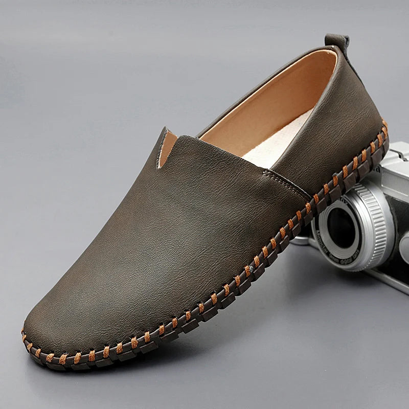 Santorini™ | Läderloafers för Män