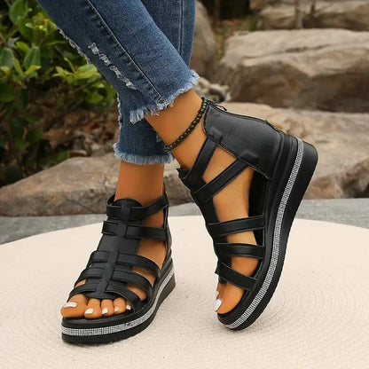 Elsa™ | Luftiga Ortopediska Sandaler för Smärtfri Elegans
